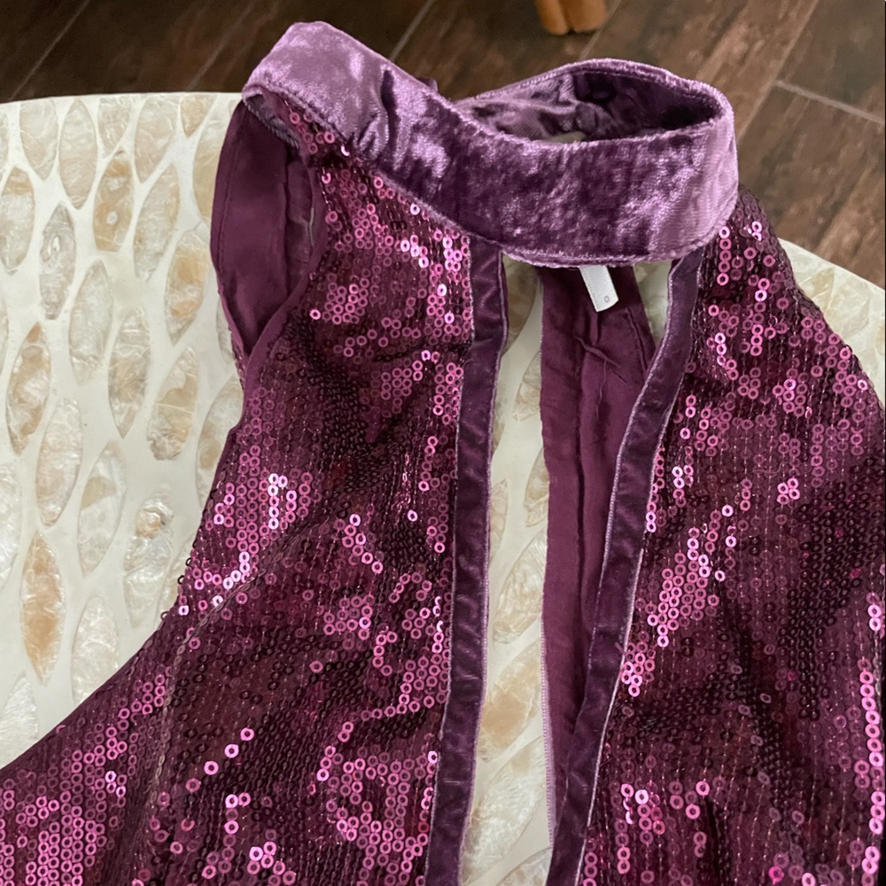 Free People Sequin Halter Dress